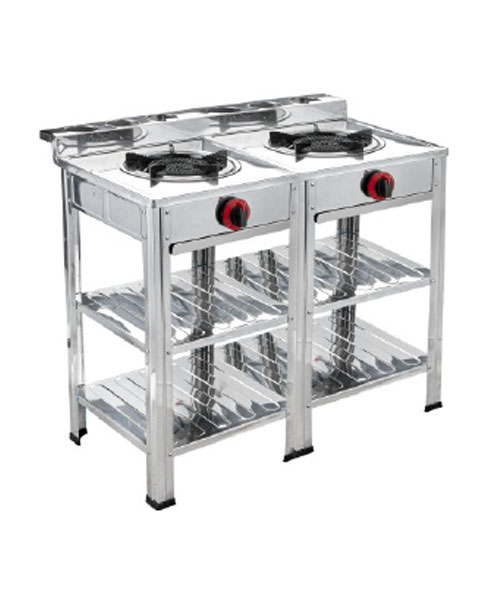 STAINLESS STEEL PANEL DOUBLE STOVE | HLS-02